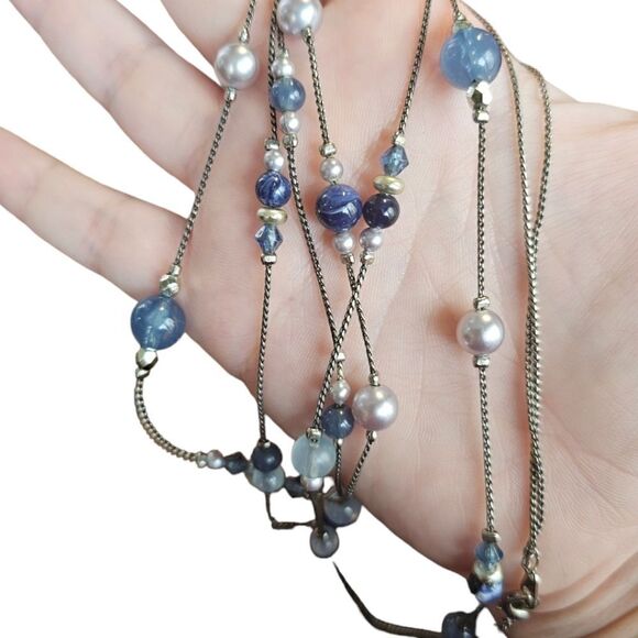 Serene Shores Double Strand Beaded Necklace (NWOT) - Picture 5 of 16